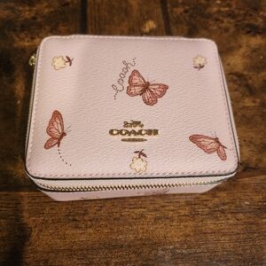 Coach Jewelry Box in the Butterfly Blossom Print NEW
